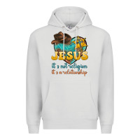 Dove Grey jesus it s not religion it s a relationship Premium Hoodie - texasbilliewilder