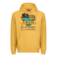 Mustard jesus it s not religion it s a relationship Premium Hoodie - texasbilliewilder
