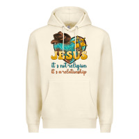 Sandshell jesus it s not religion it s a relationship Premium Hoodie - texasbilliewilder