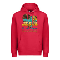 Cardinal jesus it s not religion it s a relationship Premium Hoodie - texasbilliewilder