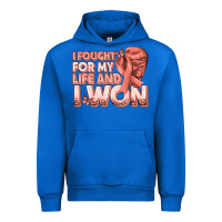 Cobalt i fought for my life and i won uterine cancer peac Urban Hoodie - texasbilliewilder