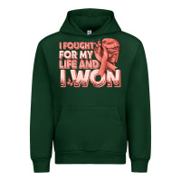 Forest Green i fought for my life and i won uterine cancer peac Urban Hoodie - texasbilliewilder