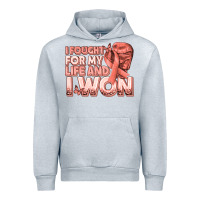 Heather Grey i fought for my life and i won uterine cancer peac Urban Hoodie - texasbilliewilder