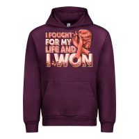 I Fought For My Life And I Won Uterine Cancer Peac Urban Hoodie | Teevron