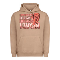 Pigment Burro i fought for my life and i won uterine cancer peac Urban Hoodie - texasbilliewilder
