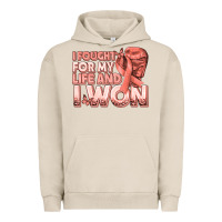 Pigment French Oak i fought for my life and i won uterine cancer peac Urban Hoodie - texasbilliewilder
