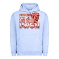 Pigment Grape Ice i fought for my life and i won uterine cancer peac Urban Hoodie - texasbilliewilder
