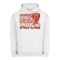 Pigment Lunar Rock i fought for my life and i won uterine cancer peac Urban Hoodie - texasbilliewilder