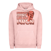 Pigment Salmon i fought for my life and i won uterine cancer peac Urban Hoodie - texasbilliewilder