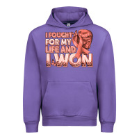 Tulip i fought for my life and i won uterine cancer peac Urban Hoodie - texasbilliewilder