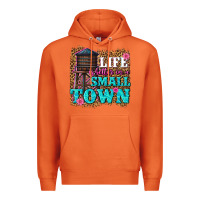 Carrot life is better in a small town Premium Hoodie - texasbilliewilder