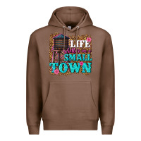 Chestnut life is better in a small town Premium Hoodie - texasbilliewilder