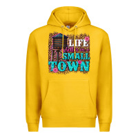 Lemon life is better in a small town Premium Hoodie - texasbilliewilder
