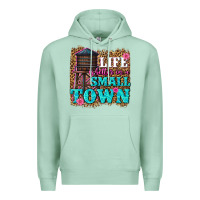 Seafoam life is better in a small town Premium Hoodie - texasbilliewilder