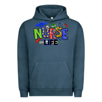 Pigment Midnight Navy autism nurse life Urban Hoodie - texasbilliewilder