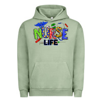 Pigment Oil Green autism nurse life Urban Hoodie - texasbilliewilder