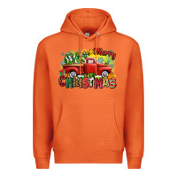Carrot merry christmas truck Premium Hoodie - Zillion Design Studio