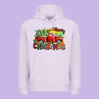 Merry Christmas Truck Premium Hoodie Designed By Zillion Design Studio