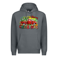 Rock merry christmas truck Premium Hoodie - Zillion Design Studio