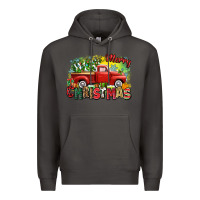 Smoke merry christmas truck Premium Hoodie - Zillion Design Studio