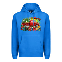 True Royal merry christmas truck Premium Hoodie - Zillion Design Studio