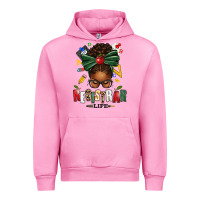 Fuchsia Pink registrar life afro messy bun Urban Hoodie - texasbilliewilder