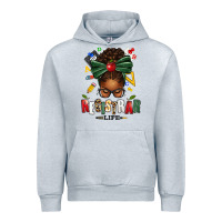 Heather Grey registrar life afro messy bun Urban Hoodie - texasbilliewilder