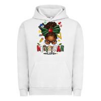 Pigment Lunar Rock registrar life afro messy bun Urban Hoodie - texasbilliewilder