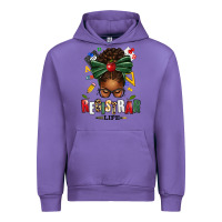 Tulip registrar life afro messy bun Urban Hoodie - texasbilliewilder