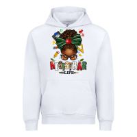 White registrar life afro messy bun Urban Hoodie - texasbilliewilder