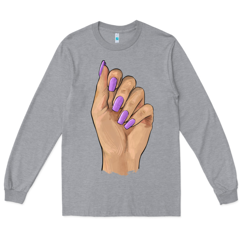 Nail Long Sleeve Tee by BarkalooDesign | Teevron