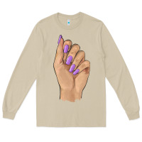 Mushroom nail Long Sleeve Tee - BarkalooDesign