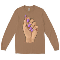 Toasted Coconut nail Long Sleeve Tee - BarkalooDesign