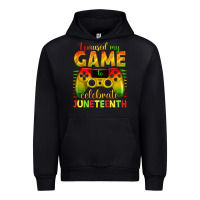 Black I paused my game celebrate Juneteenth Urban Hoodie - texasbilliewilder