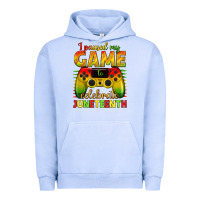Pigment Grape Ice I paused my game celebrate Juneteenth Urban Hoodie - texasbilliewilder