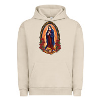 Pigment French Oak Our Lady Of Guadalupe Urban Hoodie - RanaPortraitStore