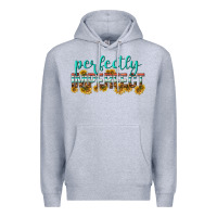 Heather Grey perfectly imperfect Premium Hoodie - texasbilliewilder
