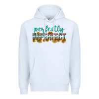 White perfectly imperfect Premium Hoodie - texasbilliewilder
