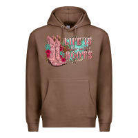 Chestnut life is better in the boots Premium Hoodie - texasbilliewilder