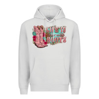Dove Grey life is better in the boots Premium Hoodie - texasbilliewilder