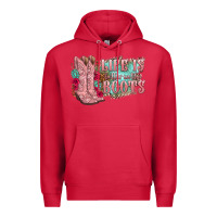 Cardinal life is better in the boots Premium Hoodie - texasbilliewilder