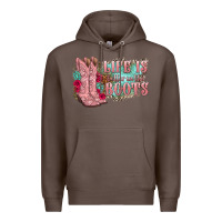 Coffee life is better in the boots Premium Hoodie - texasbilliewilder