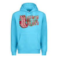 Ocean Blue life is better in the boots Premium Hoodie - texasbilliewilder