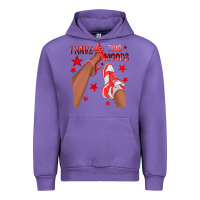 Tulip Bright Red I Have Two Moods Afro Girl Sneakers Urban Hoodie - texasbilliewilder