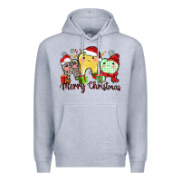 Heather Grey merry christmas tooth Premium Hoodie - Zillion Design Studio