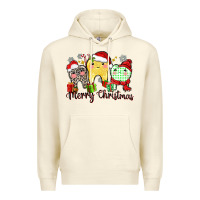 Sandshell merry christmas tooth Premium Hoodie - Zillion Design Studio