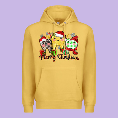 Merry Christmas Tooth Premium Hoodie Designed By Zillion Design Studio