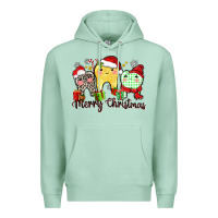 Seafoam merry christmas tooth Premium Hoodie - Zillion Design Studio