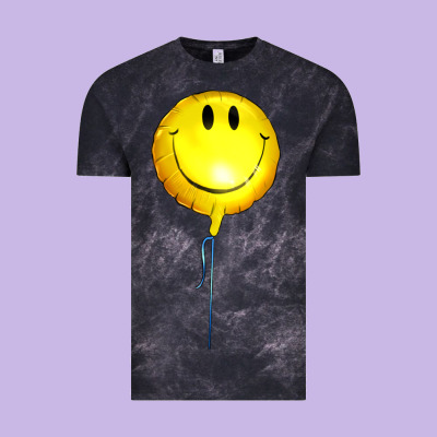 Balloon Smile Vintage Tee Designed By Artiststas