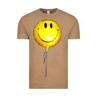 Vintage Coffee Balloon smile Vintage Tee - Artiststas